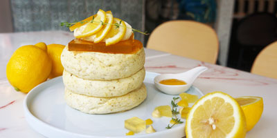 Lemon and Chamomile Pancake